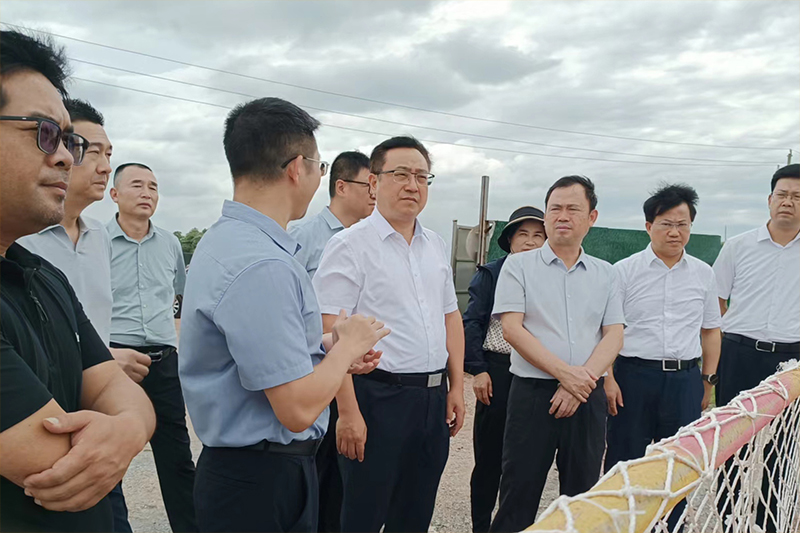 贛州市委常委、副市長何琦一行蒞臨挺進環(huán)保D5地塊土壤治理項目調(diào)研指導